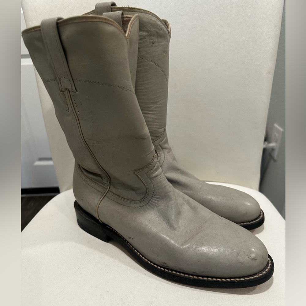 Gray Cowboy Boots - Picture 3 of 3
